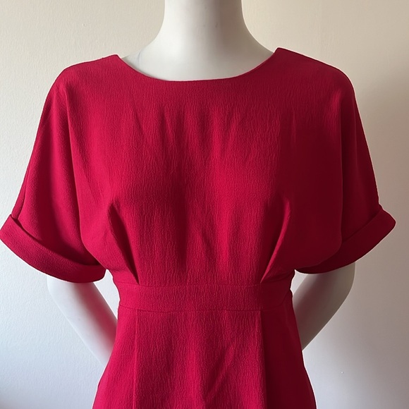 Asos Badgley Mischka Midi Pink Dress Size 4 - Picture 6 of 16